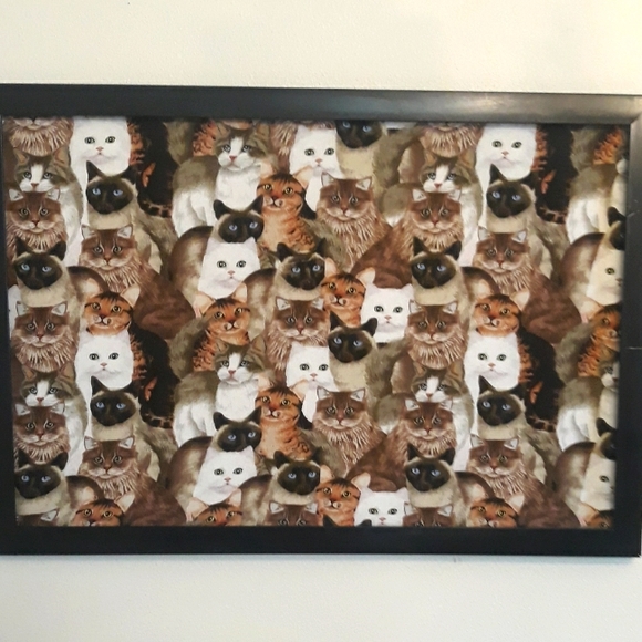 Stretched Cats Fabric Wall Decor Cats Throw Pillows
